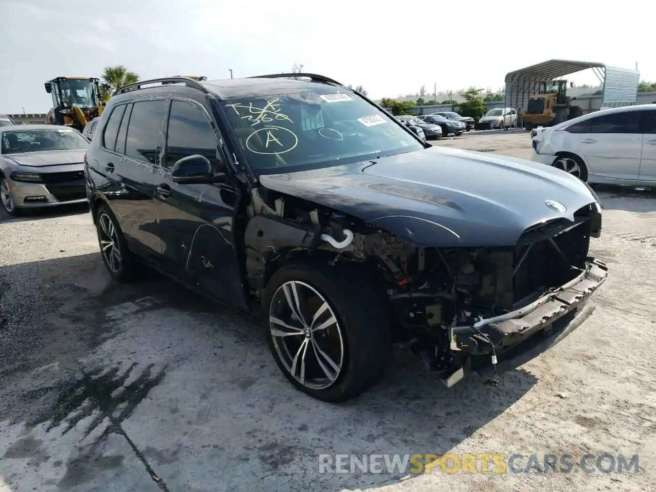 1 Photograph of a damaged car 5UXCW2C55KL083987 BMW X7 2019