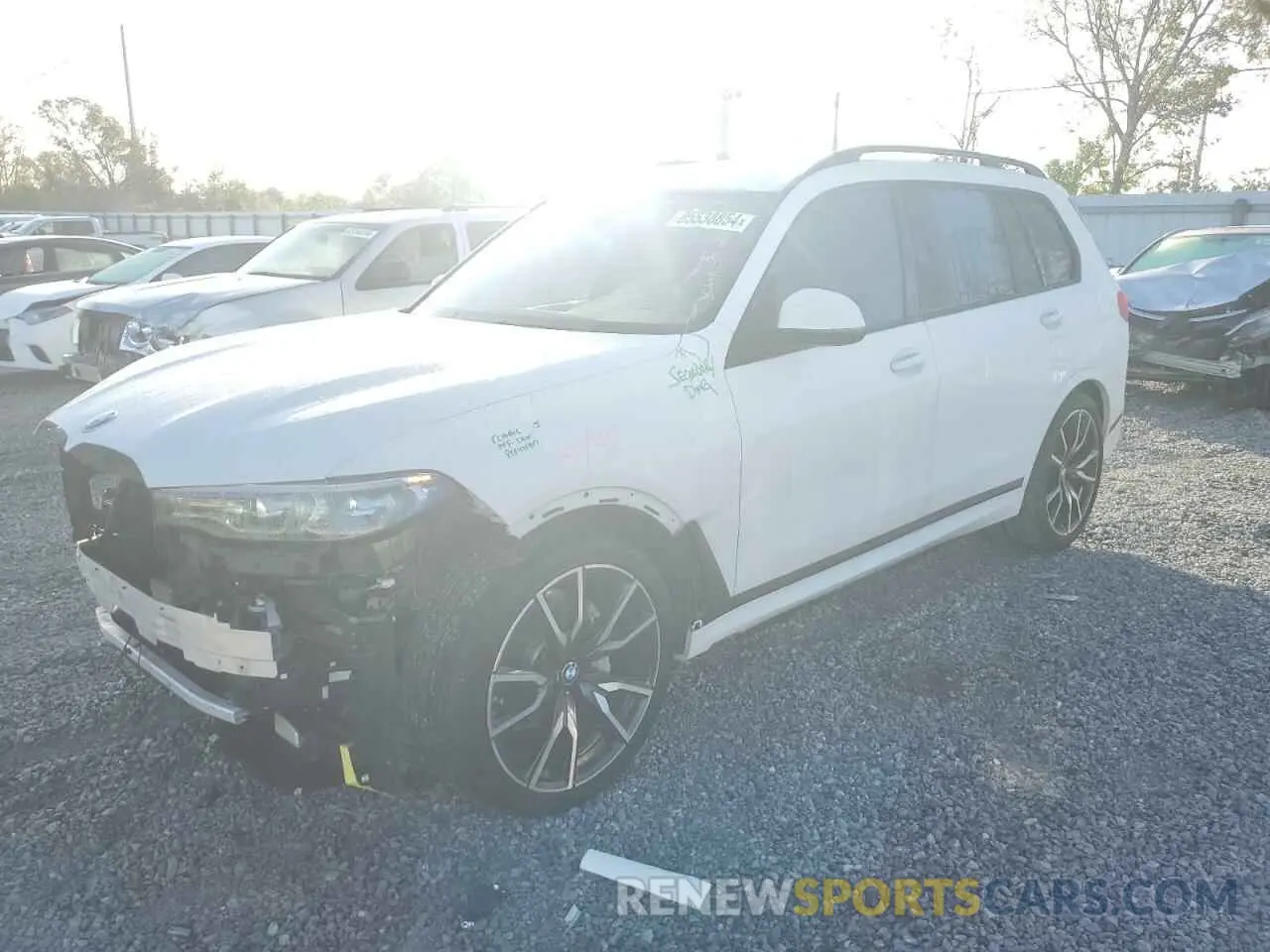 1 Photograph of a damaged car 5UXCW2C56KL085747 BMW X7 2019