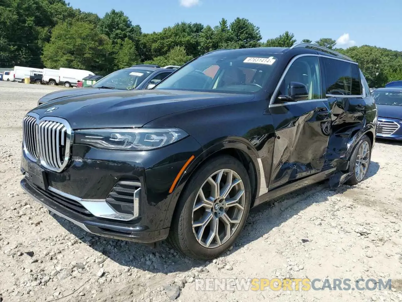 1 Photograph of a damaged car 5UXCW2C56KL086932 BMW X7 2019
