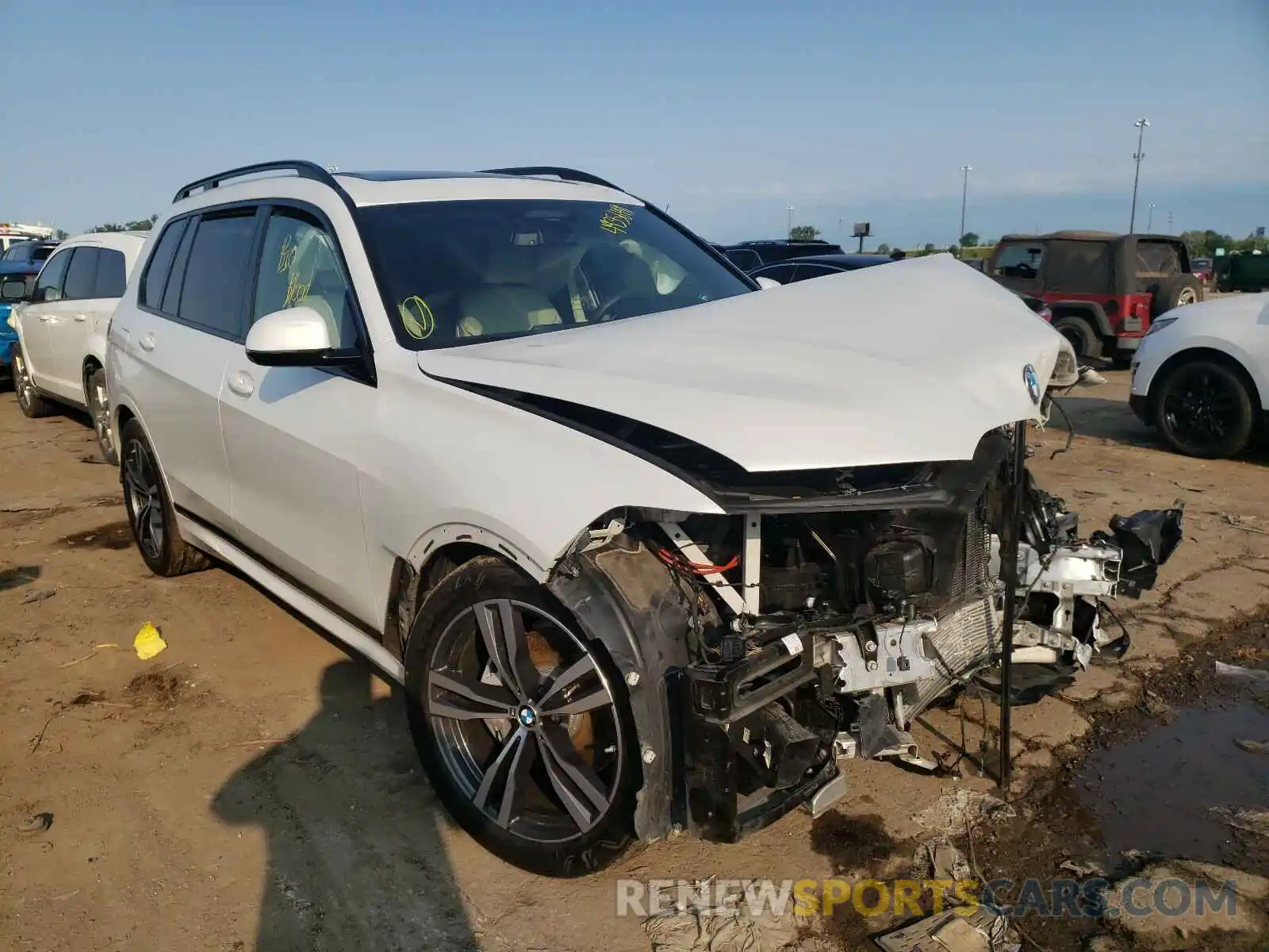 1 Photograph of a damaged car 5UXCW2C59KL081191 BMW X7 2019