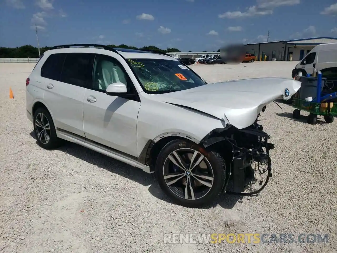 1 Photograph of a damaged car 5UXCX4C5XKLS38493 BMW X7 2019