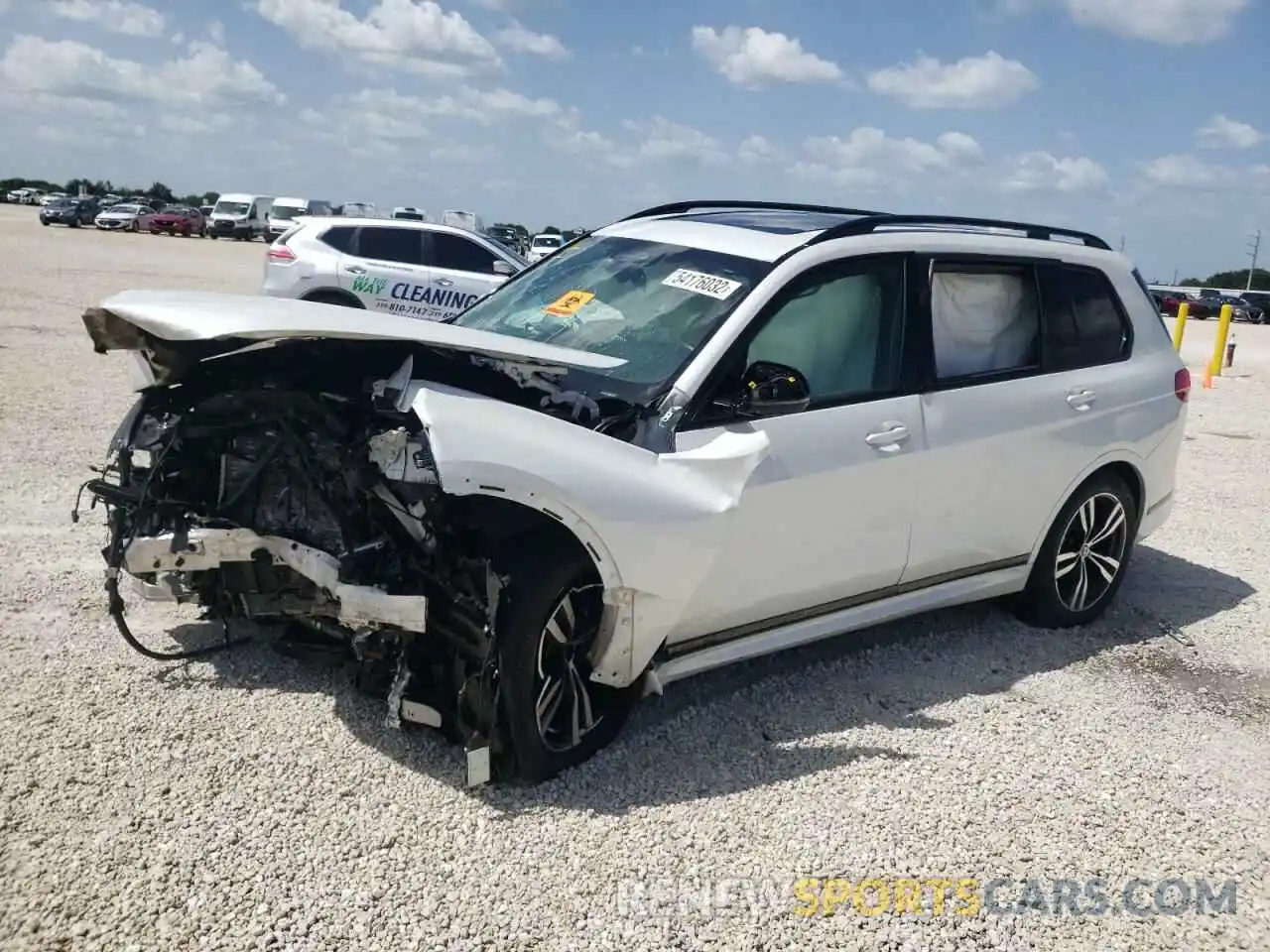 2 Photograph of a damaged car 5UXCX4C5XKLS38493 BMW X7 2019