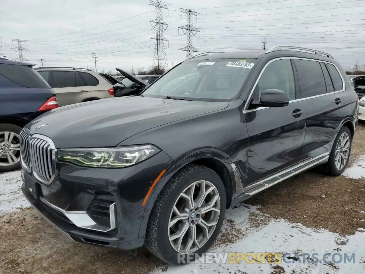 1 Photograph of a damaged car 5UXCW2C00L9C10201 BMW X7 2020