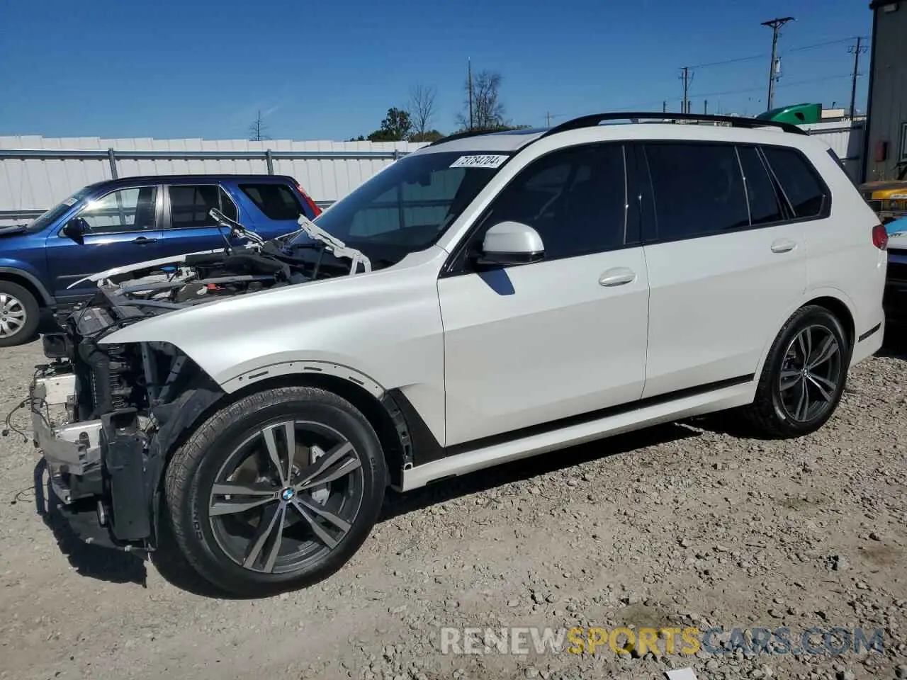 1 Photograph of a damaged car 5UXCW2C02L9B46775 BMW X7 2020