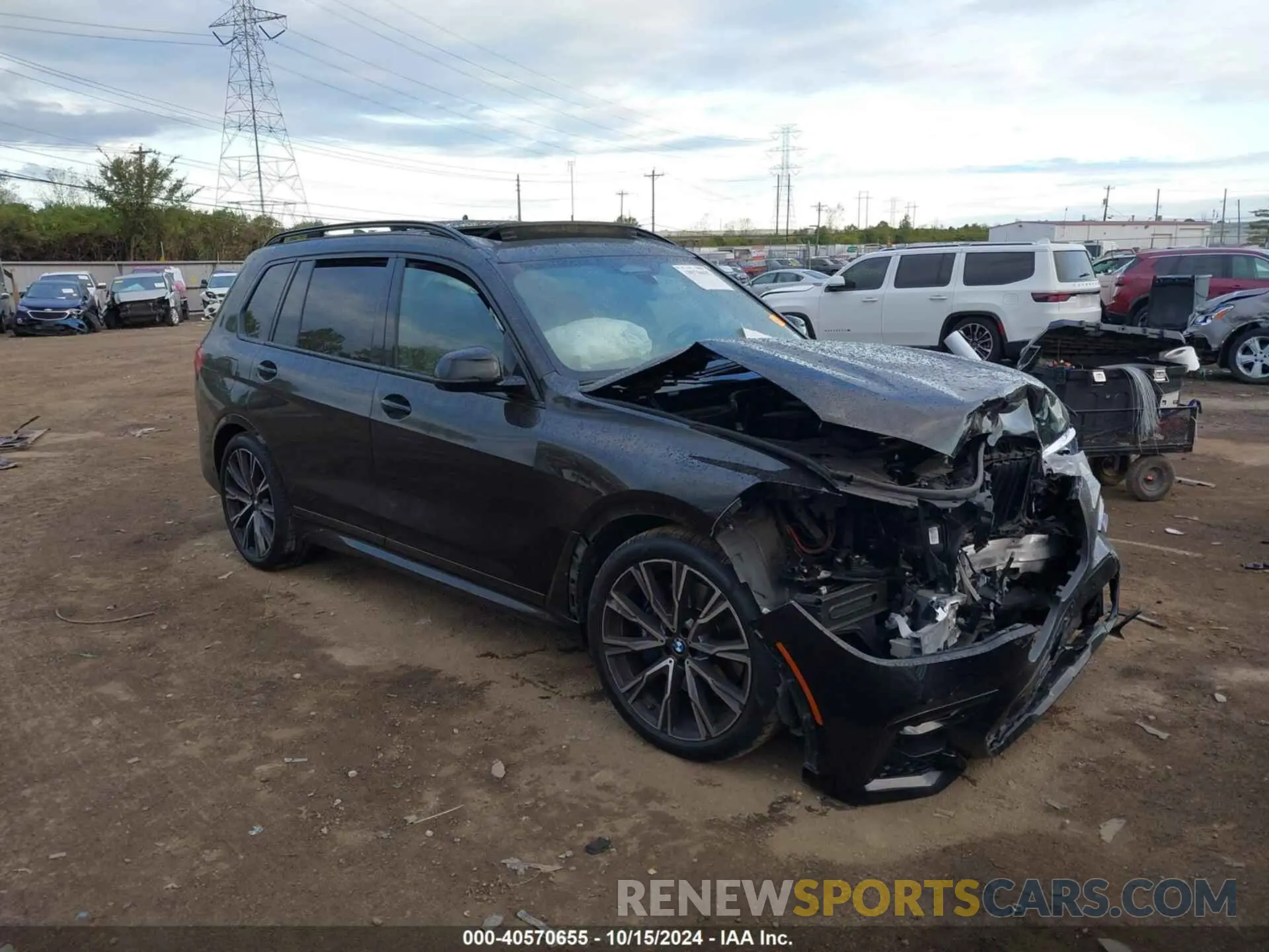 1 Photograph of a damaged car 5UXCX6C09M9G23028 BMW X7 2021