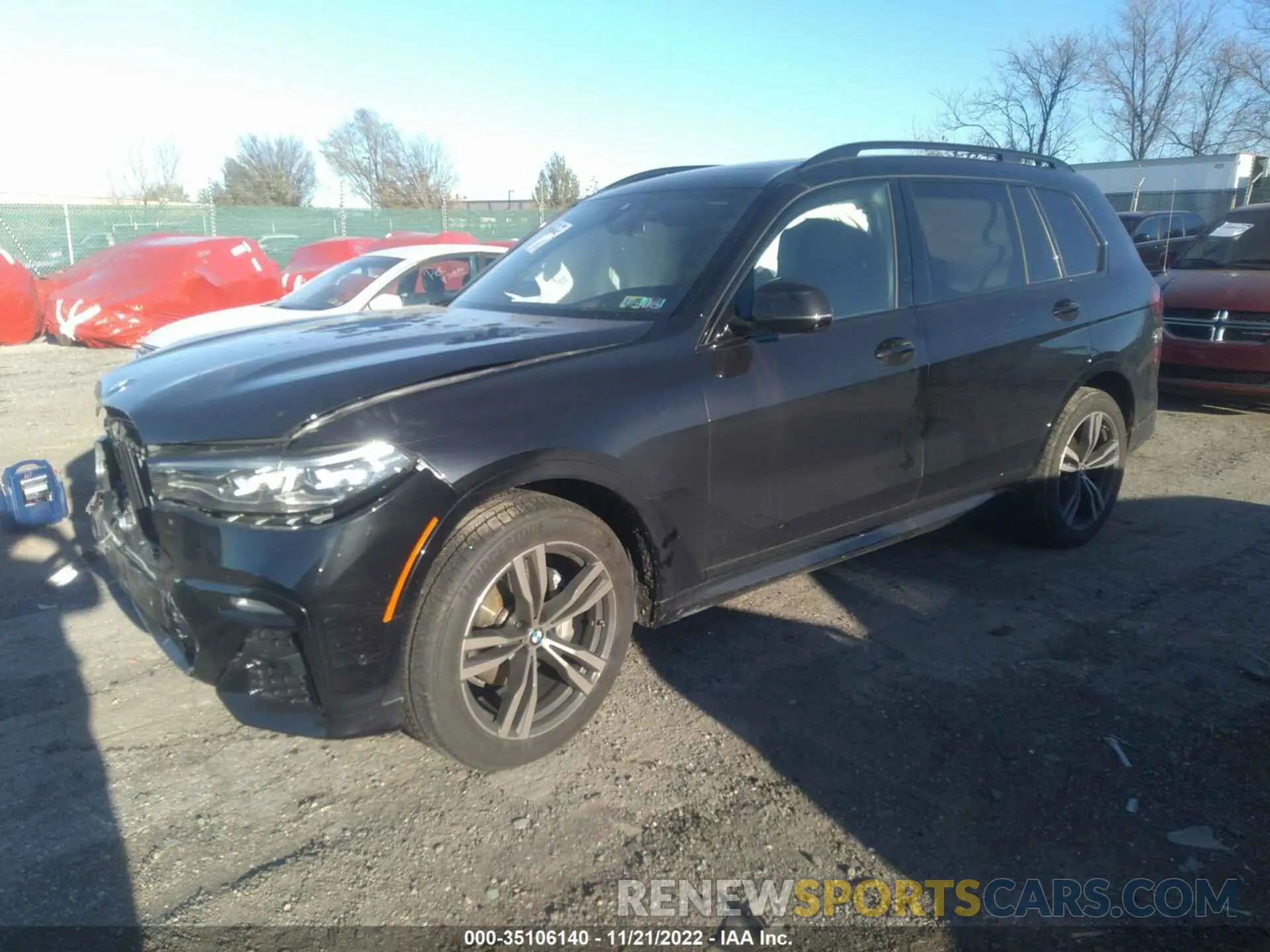 2 Photograph of a damaged car 5UXCW2C01N9K31199 BMW X7 2022
