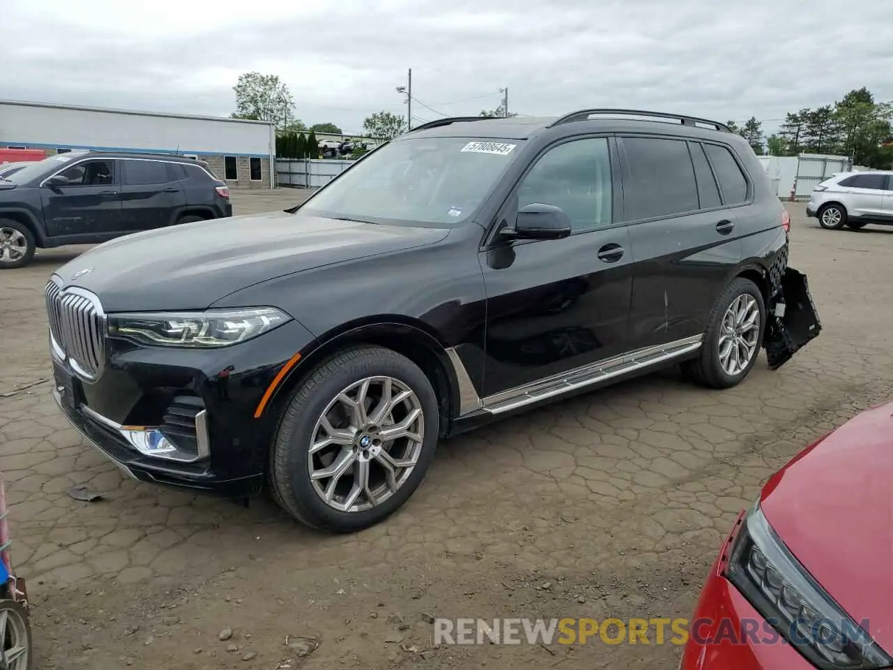 1 Photograph of a damaged car 5UXCW2C03N9M08416 BMW X7 2022