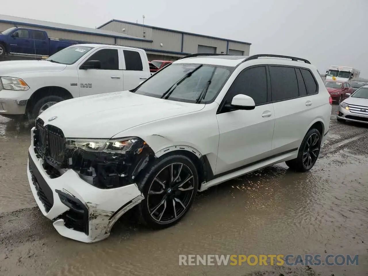 1 Photograph of a damaged car 5UXCW2C07N9M77593 BMW X7 2022