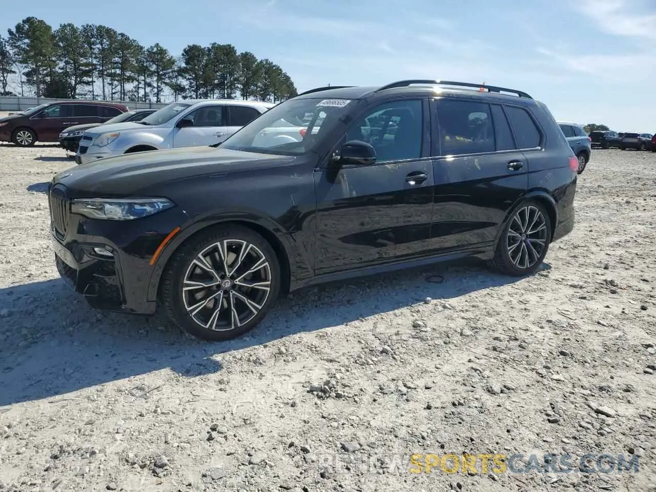 1 Photograph of a damaged car 5UXCX6C0XN9M94389 BMW X7 2022