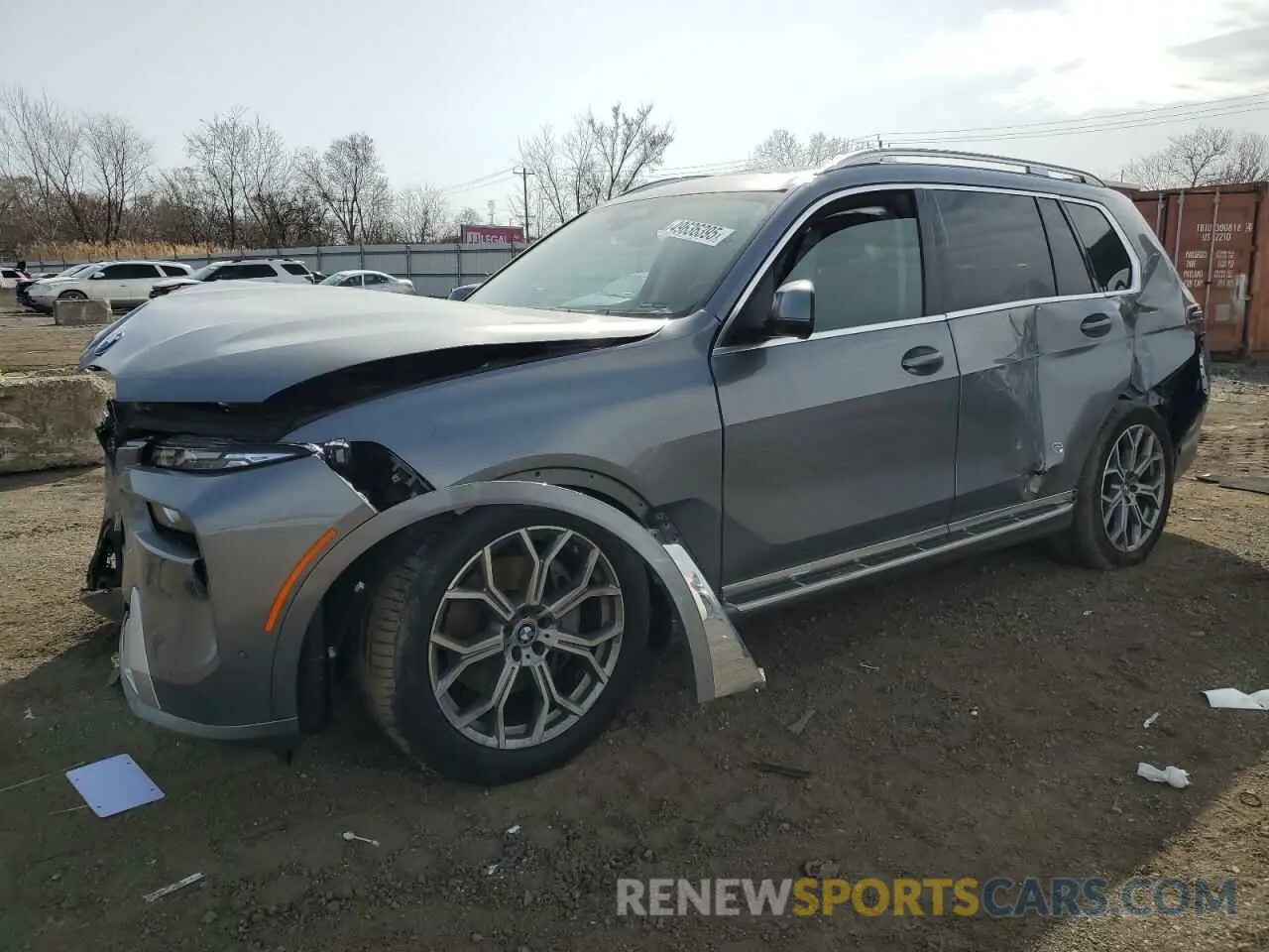 1 Photograph of a damaged car 5UX23EM0XR9S60730 BMW X7 2024