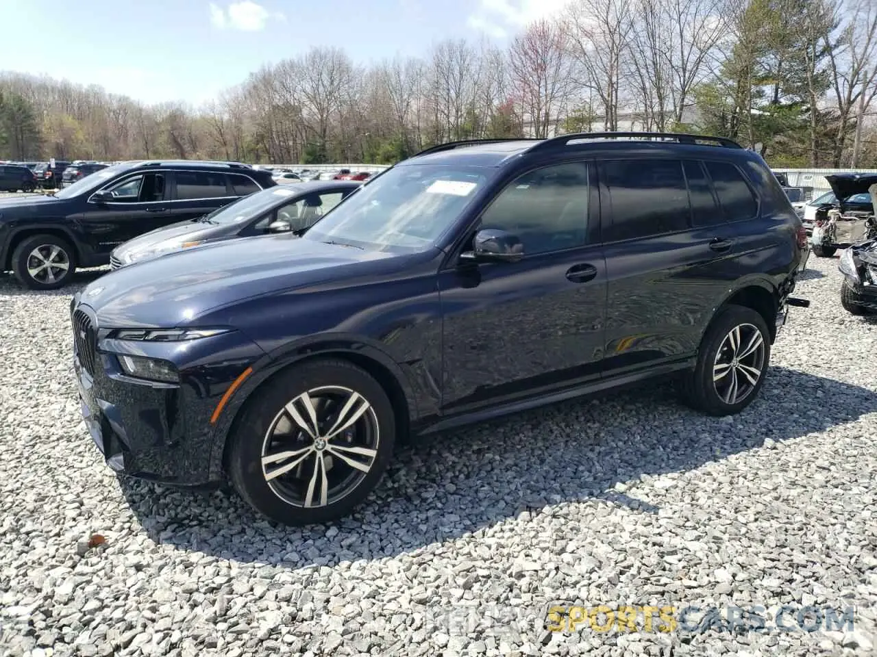 1 Photograph of a damaged car 5UX33EM05R9V23548 BMW X7 M60I 2024