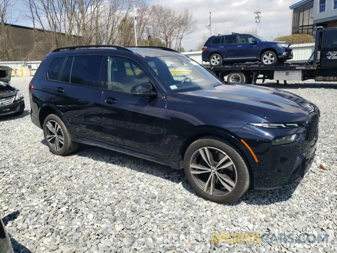 4 Photograph of a damaged car 5UX33EM05R9V23548 BMW X7 M60I 2024