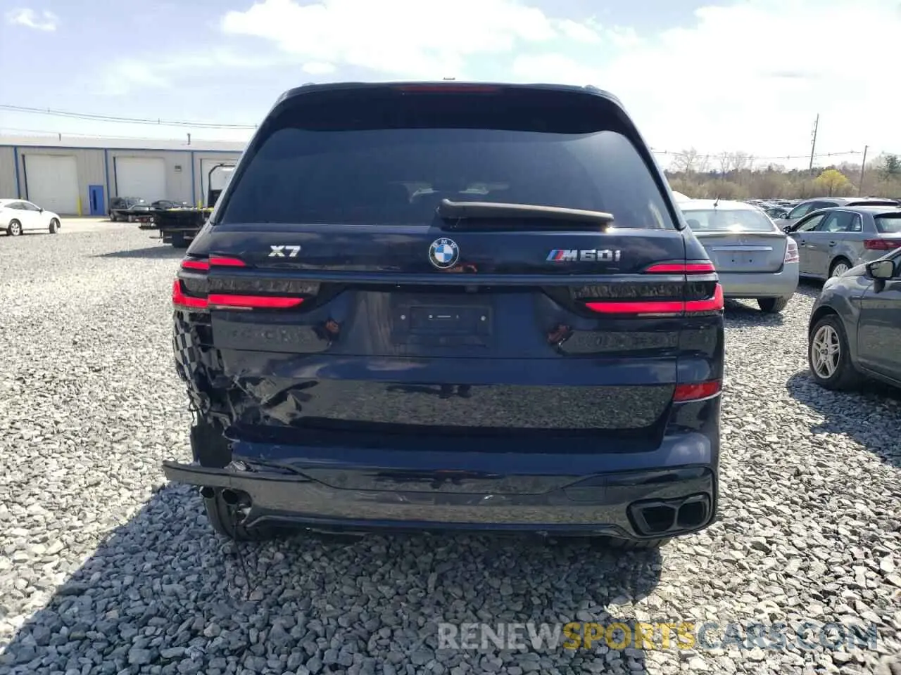6 Photograph of a damaged car 5UX33EM05R9V23548 BMW X7 M60I 2024
