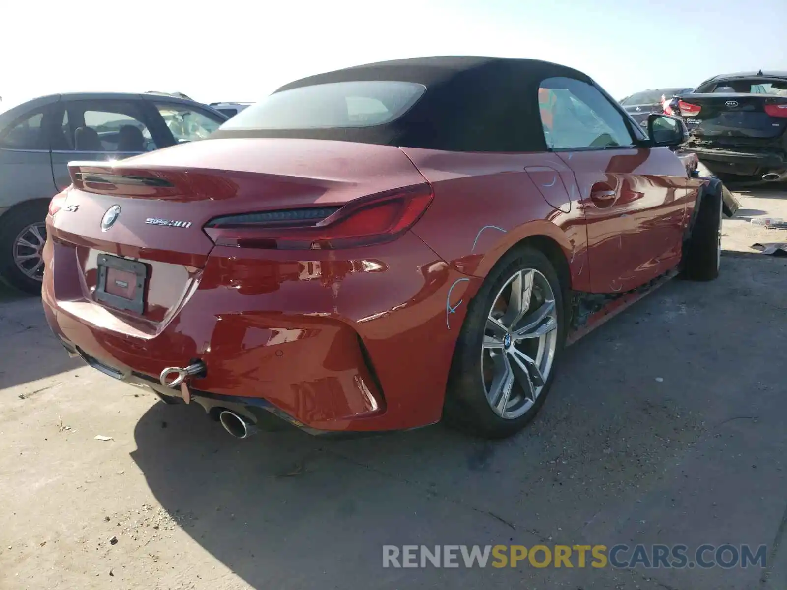 4 Photograph of a damaged car WBAHF3C59KWW30154 BMW Z4 2019