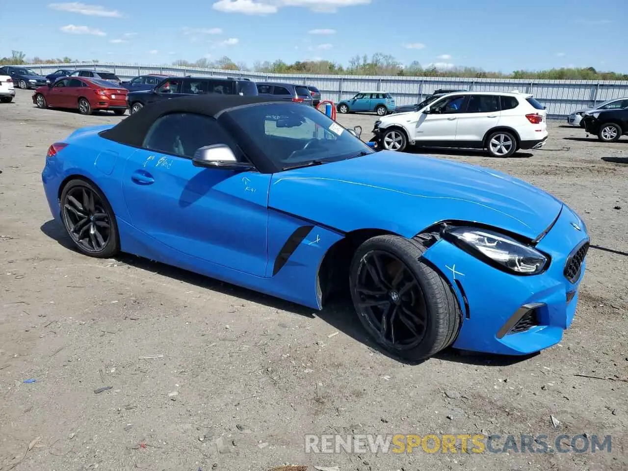 4 Photograph of a damaged car WBAHF9C01LWW37205 BMW Z4 2020