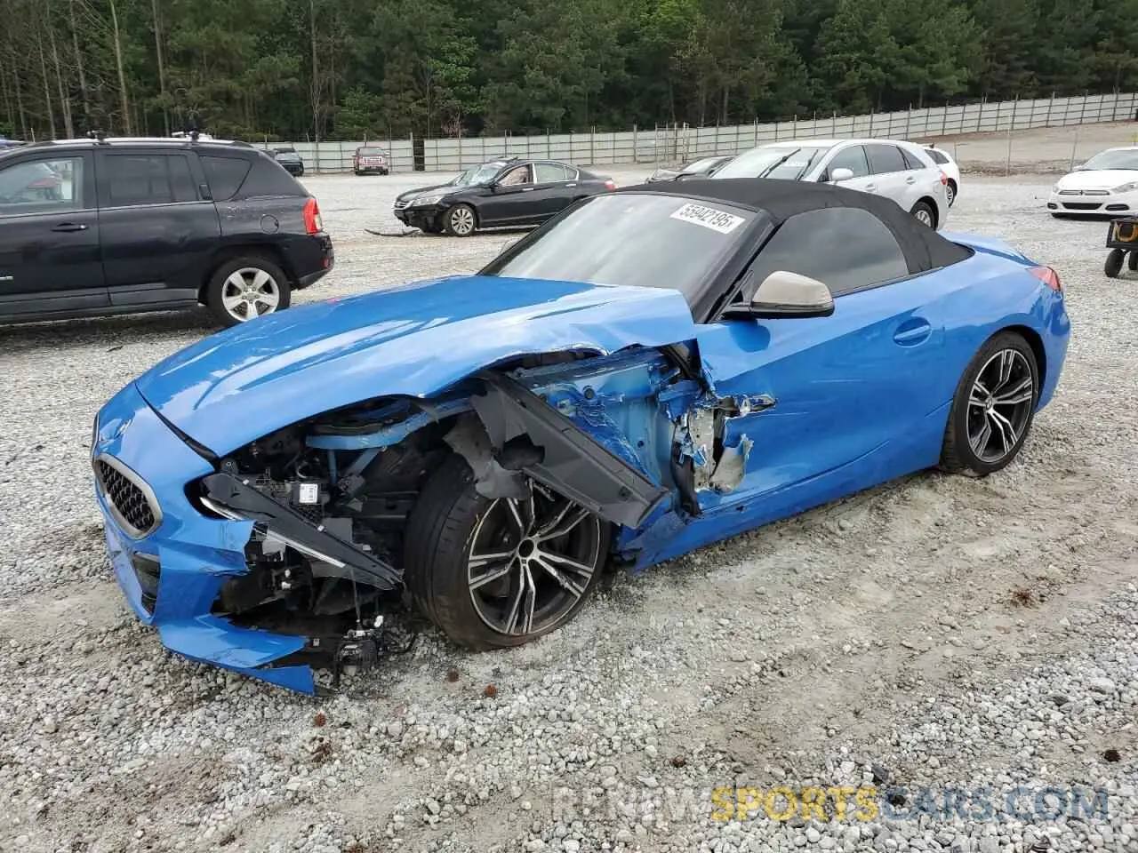 1 Photograph of a damaged car WBAHF9C07LWW42621 BMW Z4 2020