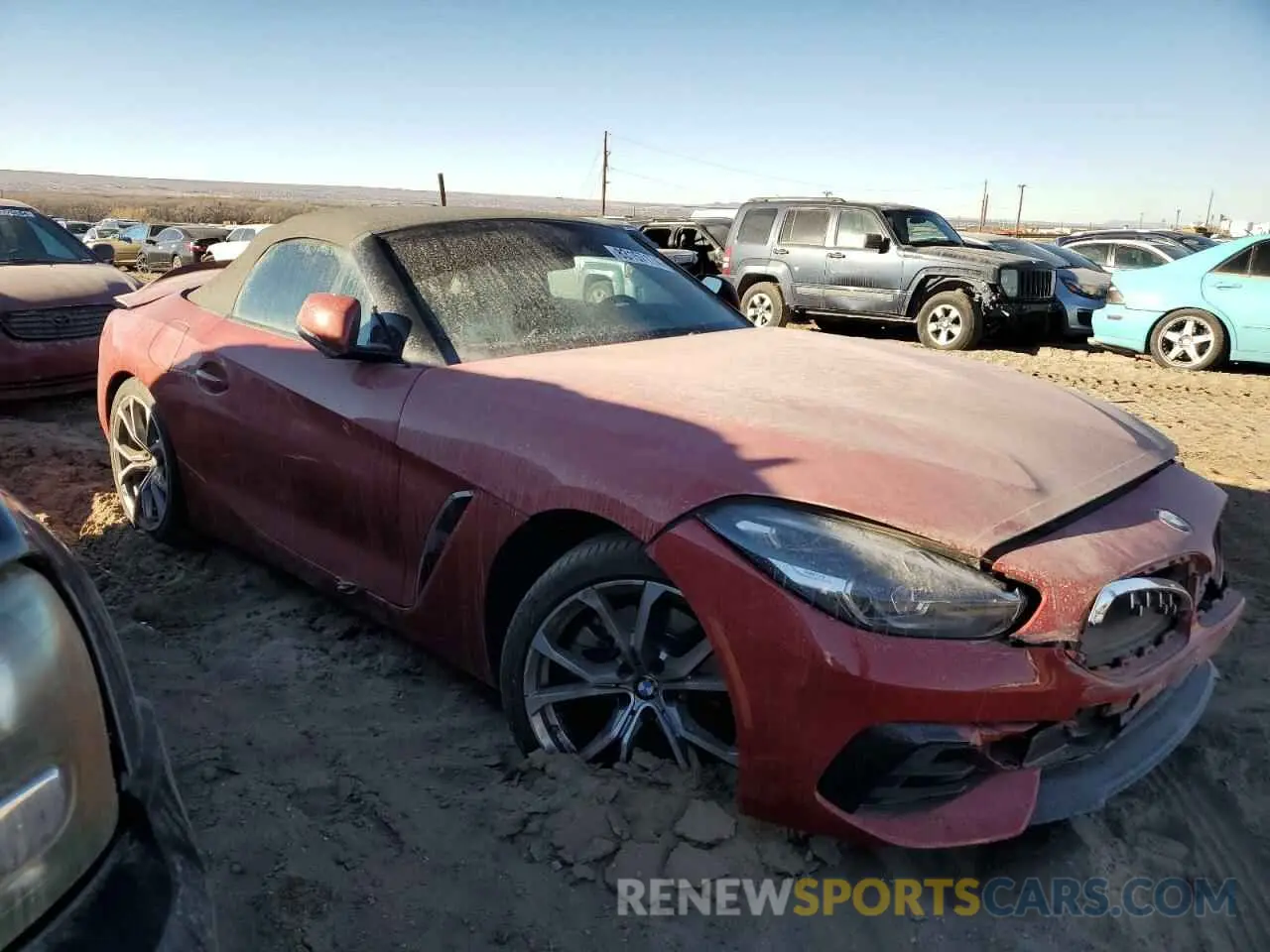 4 Photograph of a damaged car WBAHF3C07NWX99131 BMW Z4 2022