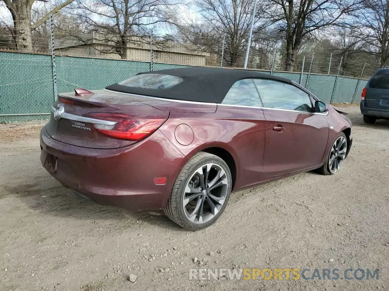 3 Photograph of a damaged car W04WH3N5XKG351544 BUICK CASCADA 2019
