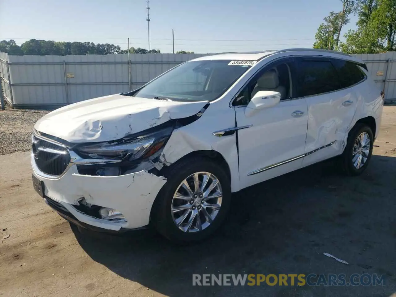 1 Photograph of a damaged car 5GAERCKW6KJ115182 BUICK ENCLAVE 2019
