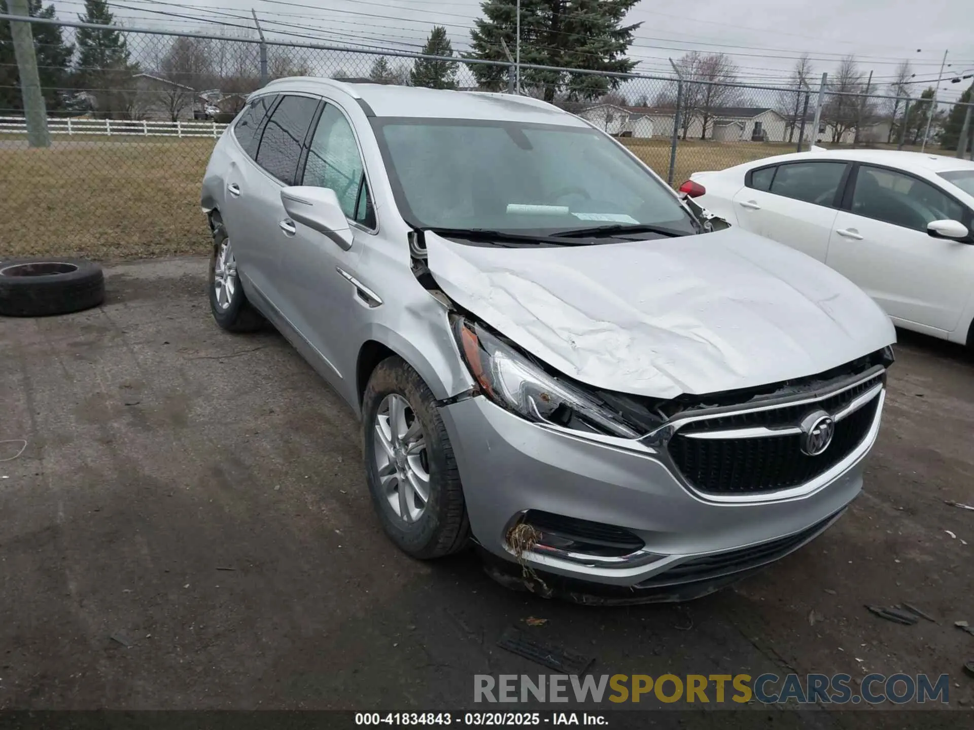 1 Photograph of a damaged car 5GAEVAKW4LJ318833 BUICK ENCLAVE 2020