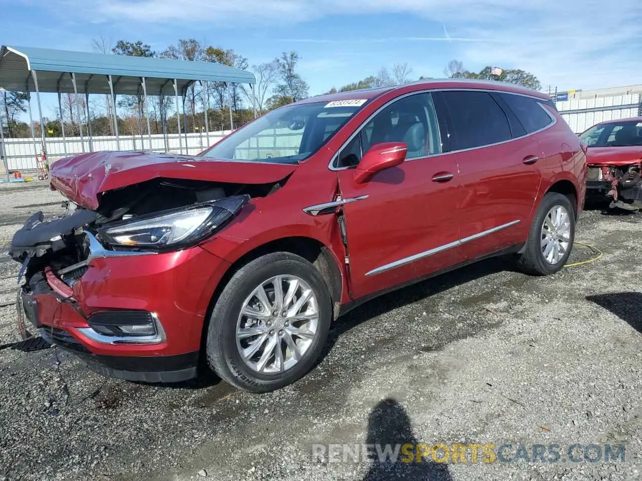 1 Photograph of a damaged car 5GAERBKW2MJ176798 BUICK ENCLAVE 2021