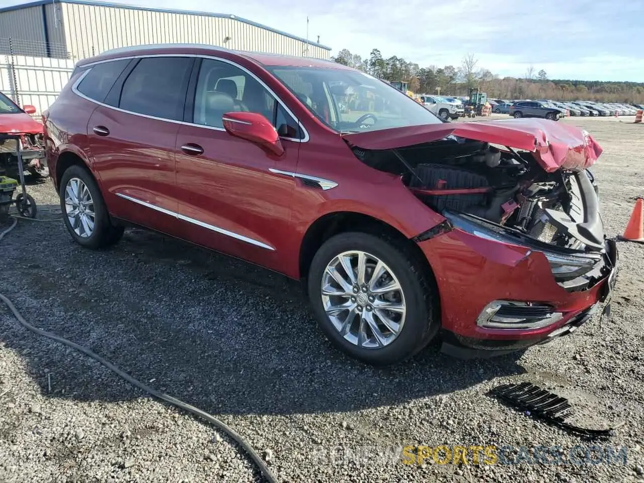 4 Photograph of a damaged car 5GAERBKW2MJ176798 BUICK ENCLAVE 2021