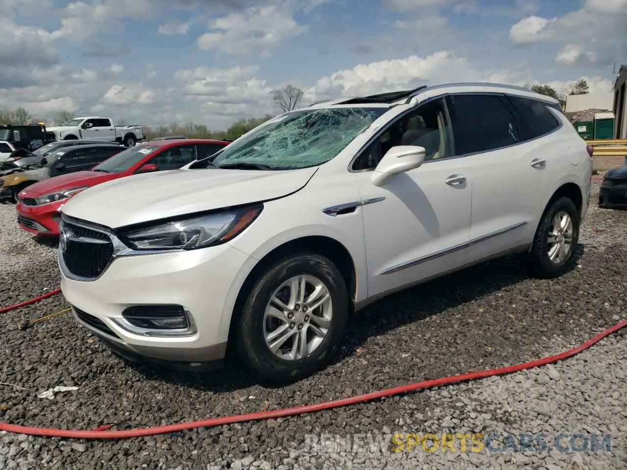 1 Photograph of a damaged car 5GAERBKW8MJ271446 BUICK ENCLAVE 2021