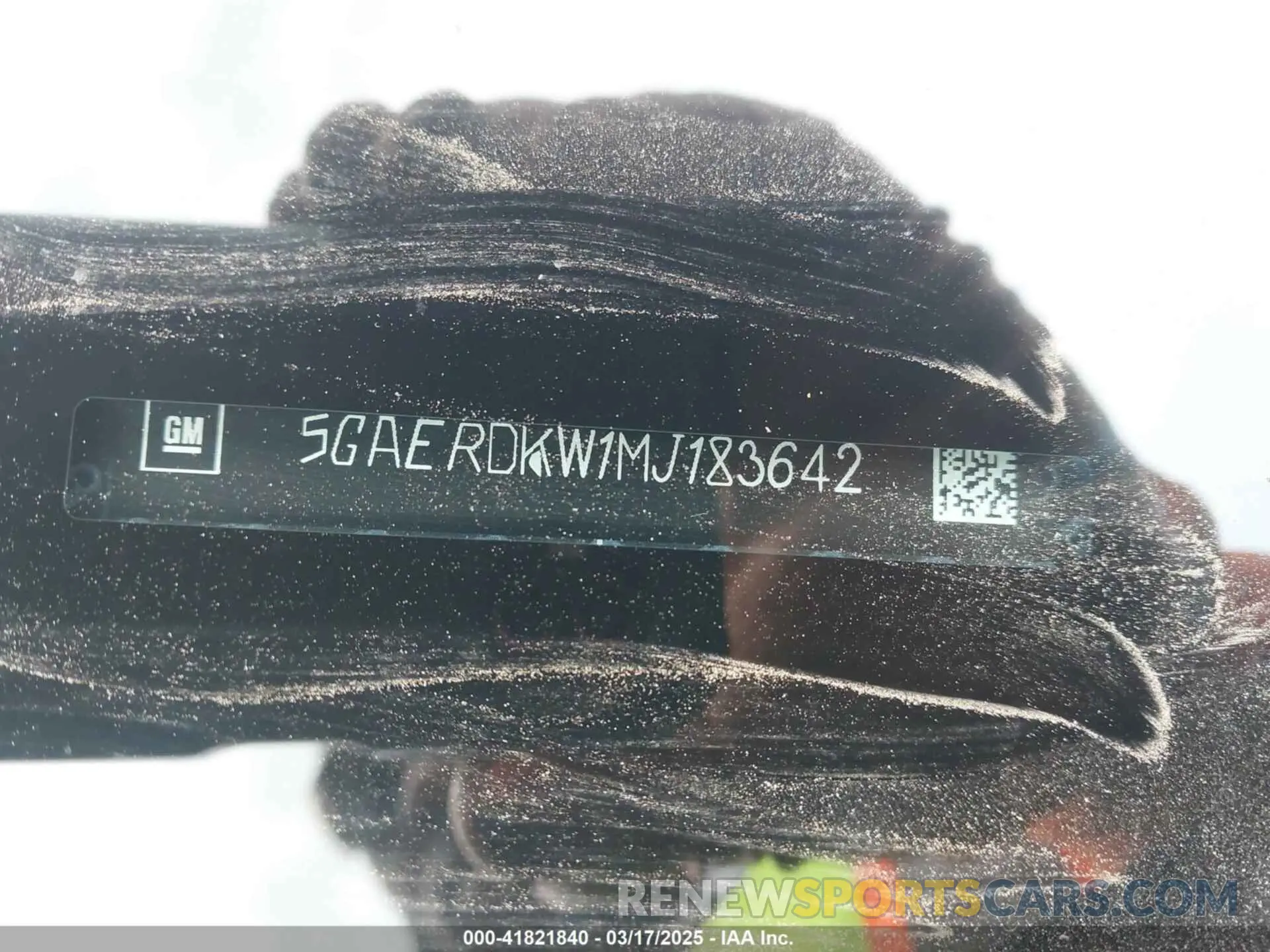9 Photograph of a damaged car 5GAERDKW1MJ183642 BUICK ENCLAVE 2021