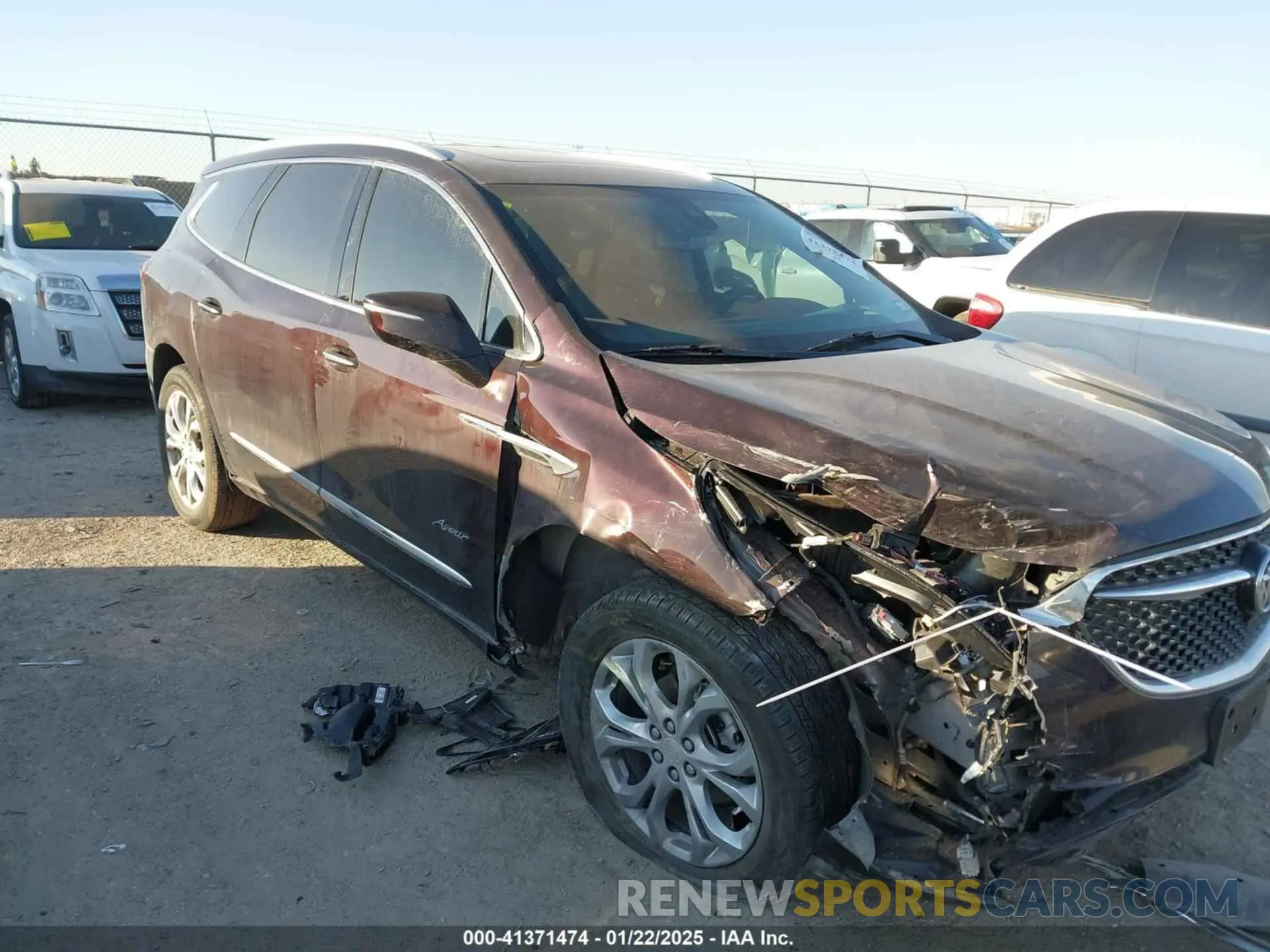 1 Photograph of a damaged car 5GAERDKW7MJ215655 BUICK ENCLAVE 2021