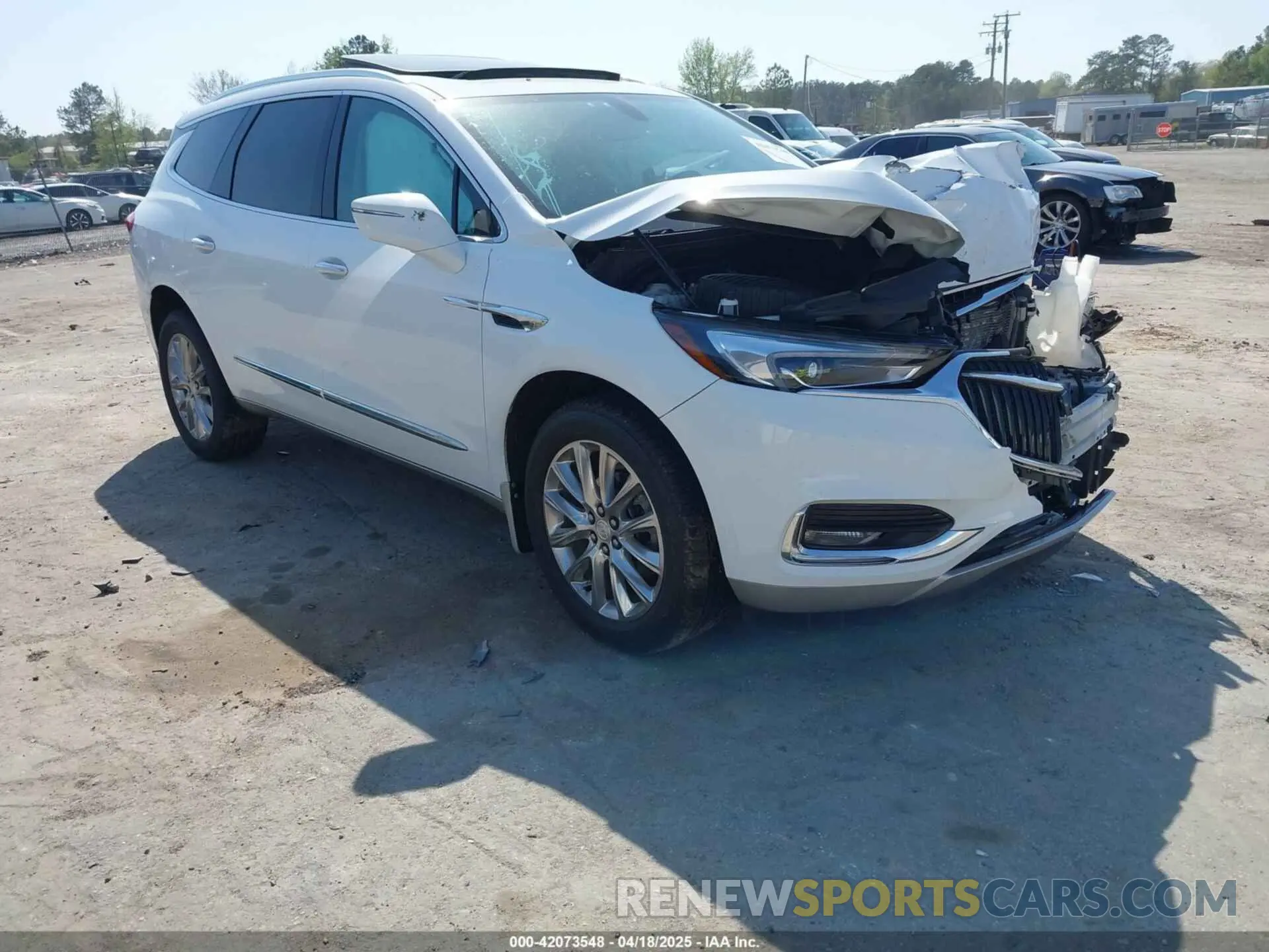1 Photograph of a damaged car 5GAEVAKW5MJ141209 BUICK ENCLAVE 2021