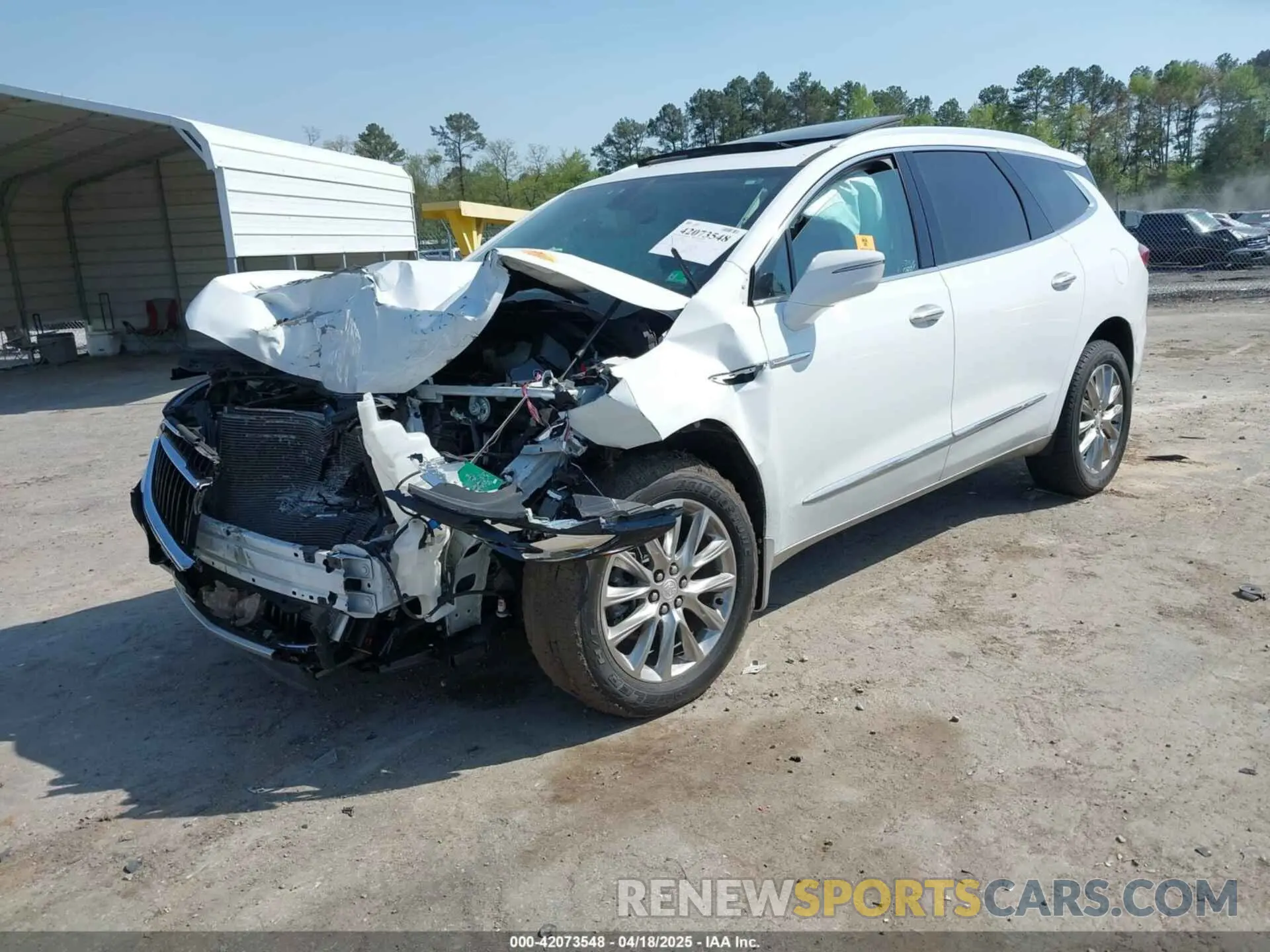 2 Photograph of a damaged car 5GAEVAKW5MJ141209 BUICK ENCLAVE 2021