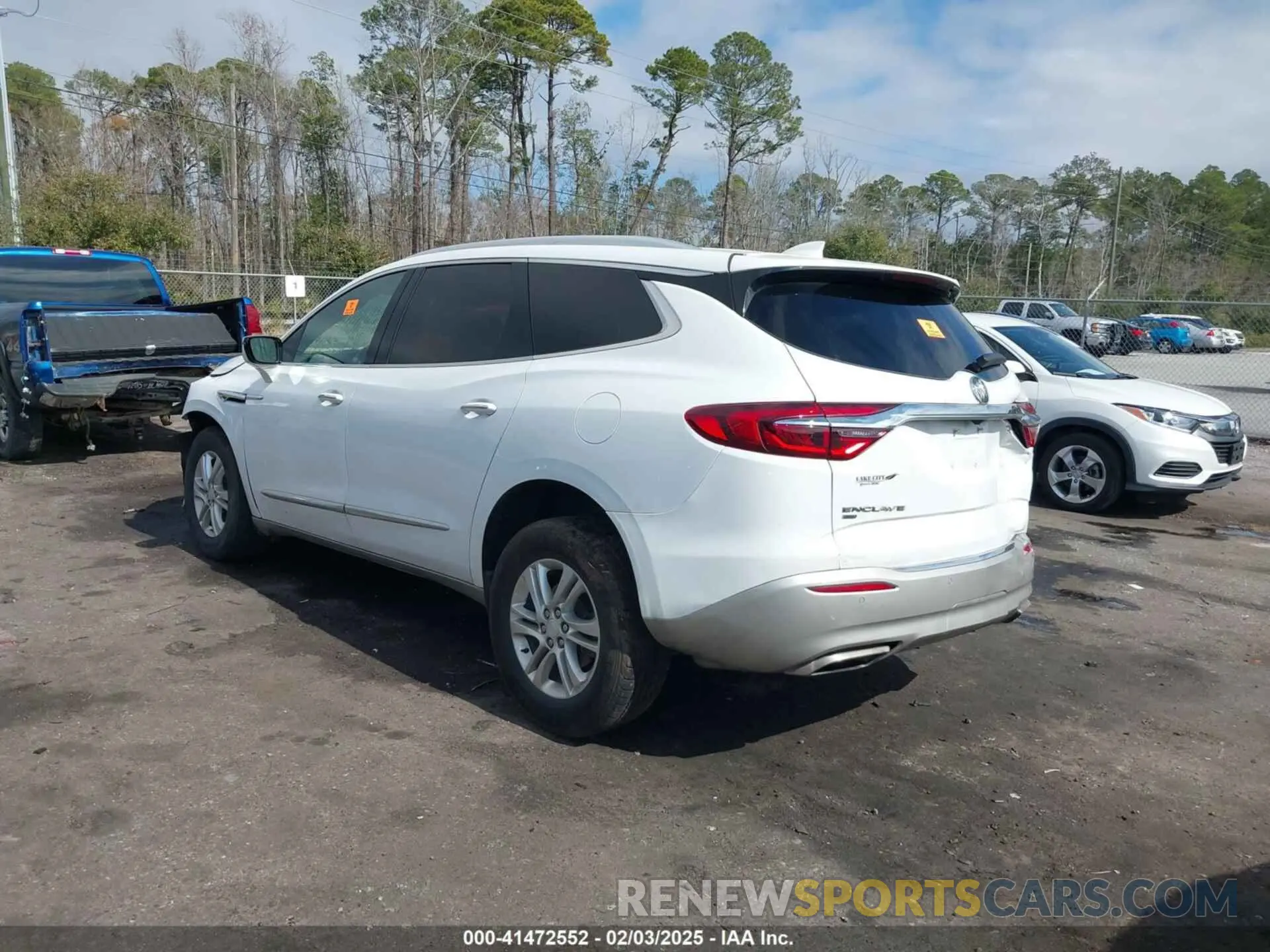 3 Photograph of a damaged car 5GAEVAKW5MJ152727 BUICK ENCLAVE 2021