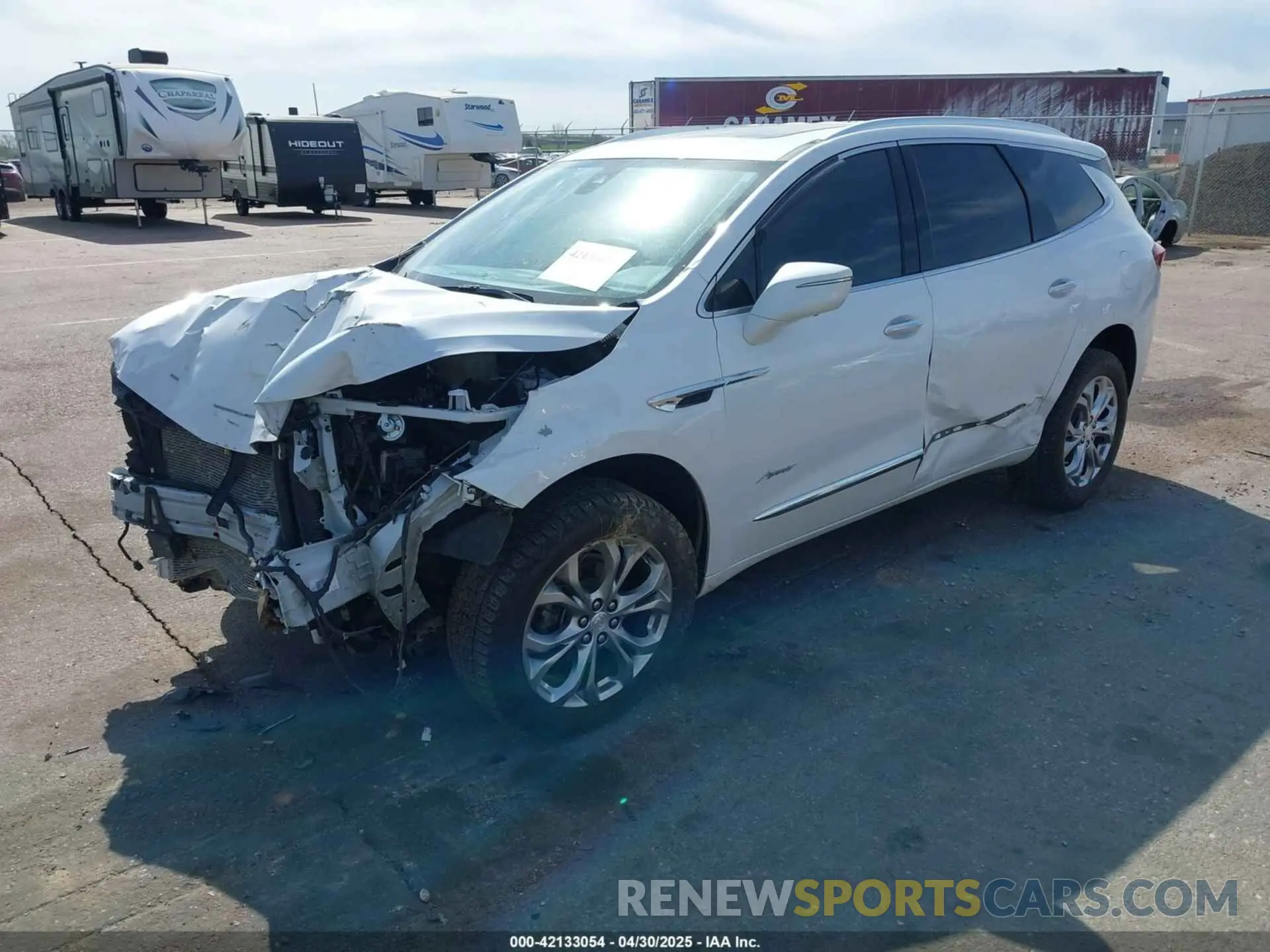 2 Photograph of a damaged car 5GAEVCKW0MJ112499 BUICK ENCLAVE 2021