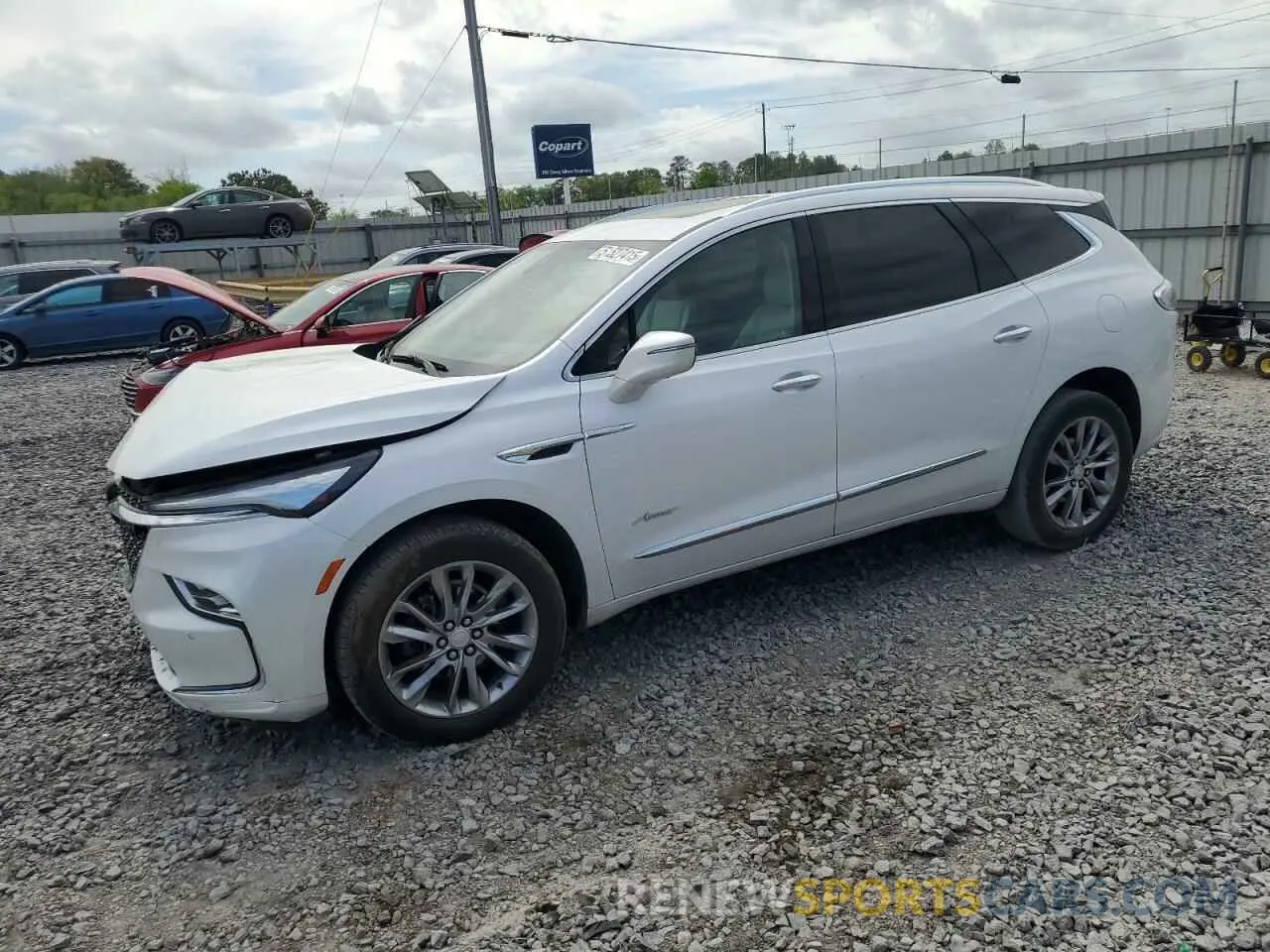 1 Photograph of a damaged car 5GAERDKW1NJ102821 BUICK ENCLAVE 2022