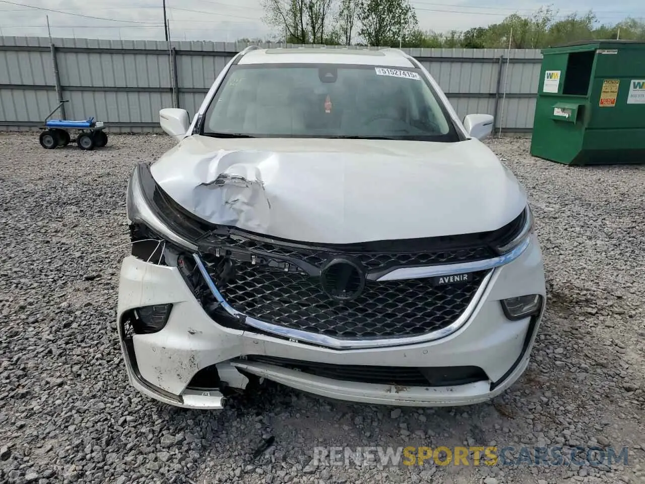 5 Photograph of a damaged car 5GAERDKW1NJ102821 BUICK ENCLAVE 2022
