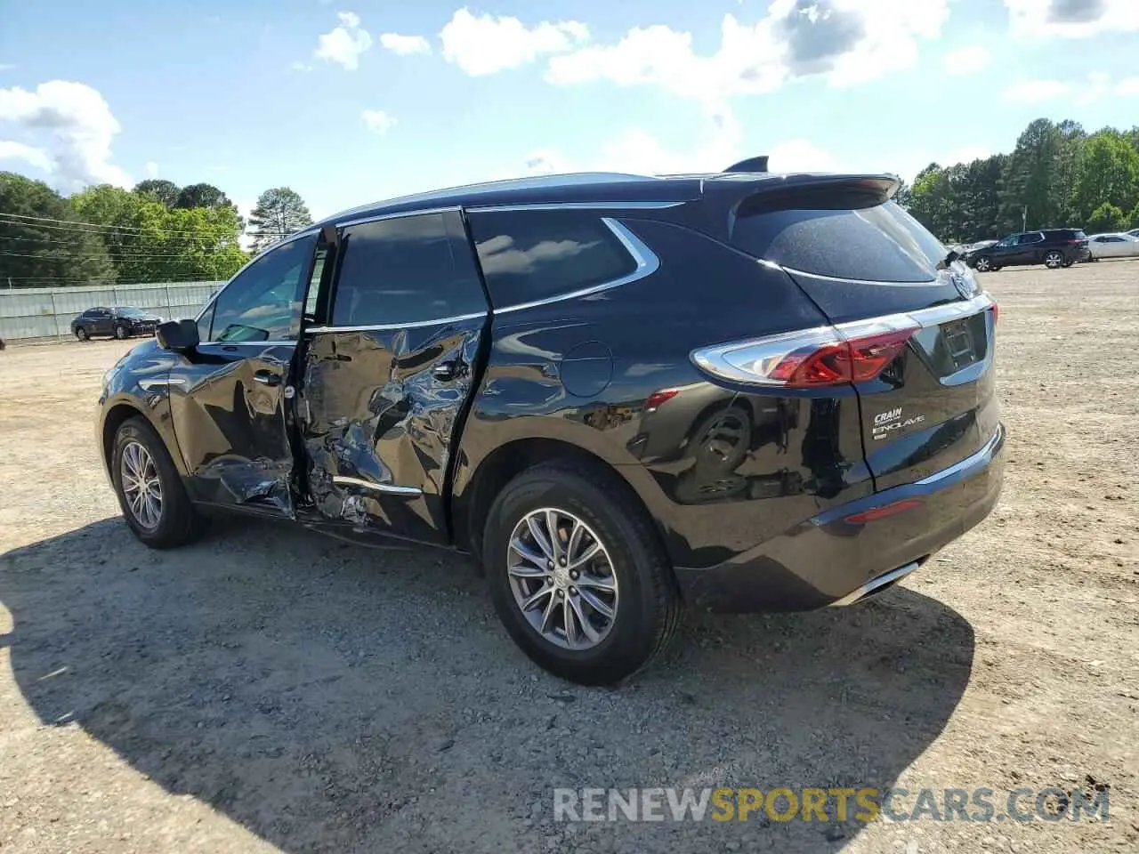 2 Photograph of a damaged car 5GAEVAKW8NJ144316 BUICK ENCLAVE 2022