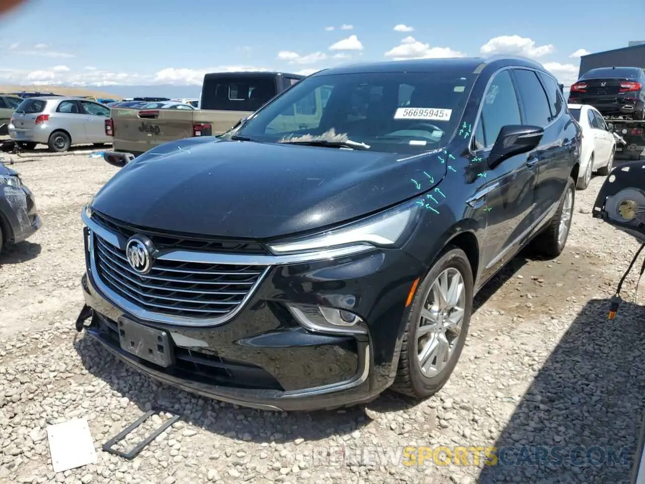 1 Photograph of a damaged car 5GAEVBKW5NJ162052 BUICK ENCLAVE 2022