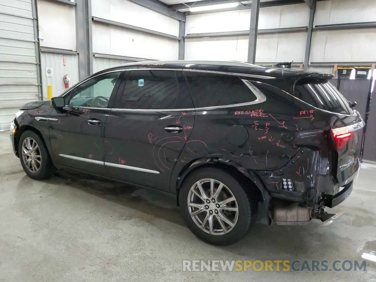 2 Photograph of a damaged car 5GAEVBKW8NJ133886 BUICK ENCLAVE 2022