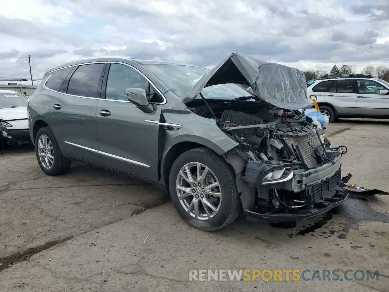 4 Photograph of a damaged car 5GAEVAKW5PJ180726 BUICK ENCLAVE 2023