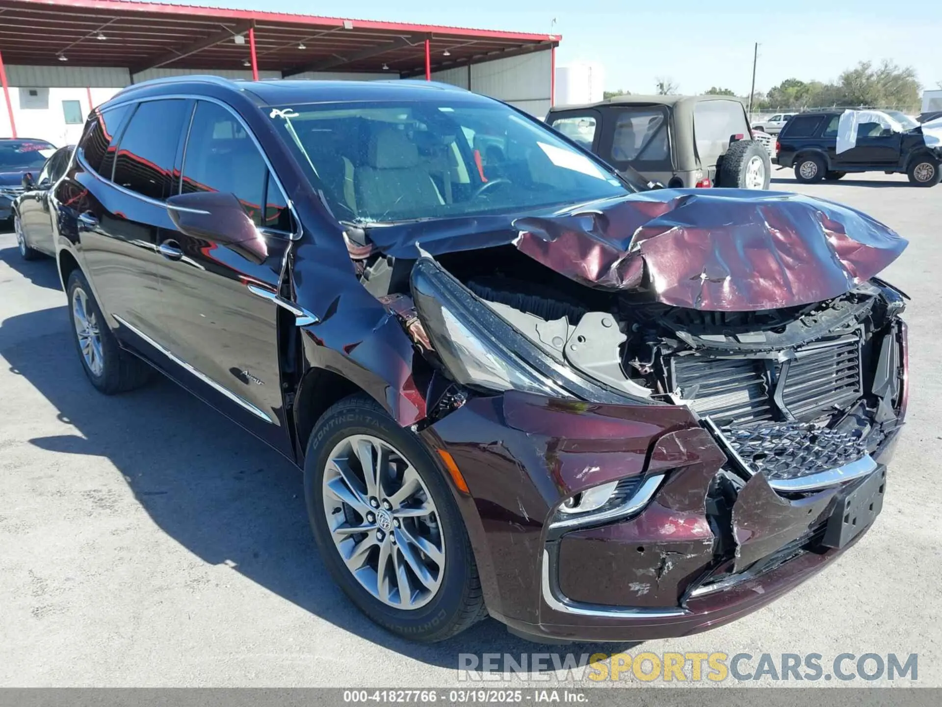 1 Photograph of a damaged car 5GAERDKW6RJ110662 BUICK ENCLAVE 2024