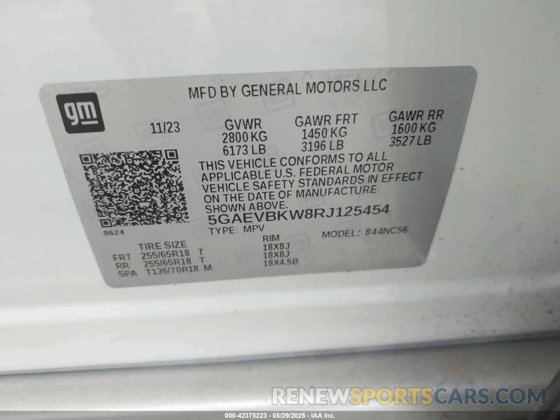 9 Photograph of a damaged car 5GAEVBKW8RJ125454 BUICK ENCLAVE 2024