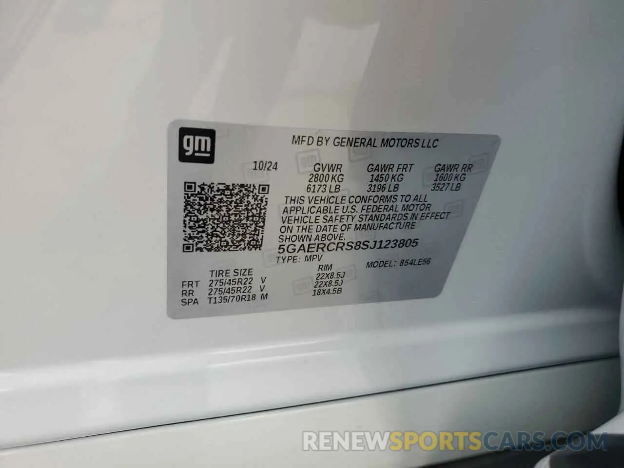 13 Photograph of a damaged car 5GAERCRS8SJ123805 BUICK ENCLAVE 2025