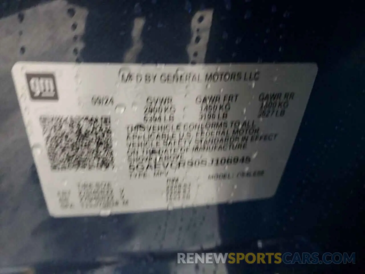 13 Photograph of a damaged car 5GAEVCRS0SJ106945 BUICK ENCLAVE 2025