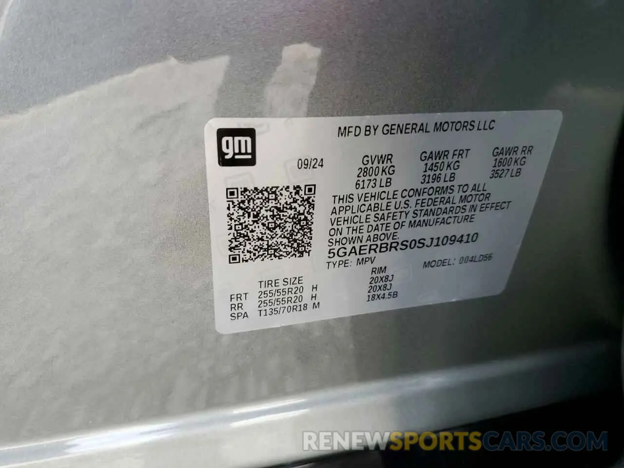 15 Photograph of a damaged car 5GAERBRS0SJ109410 BUICK ENCLAVE SP 2025