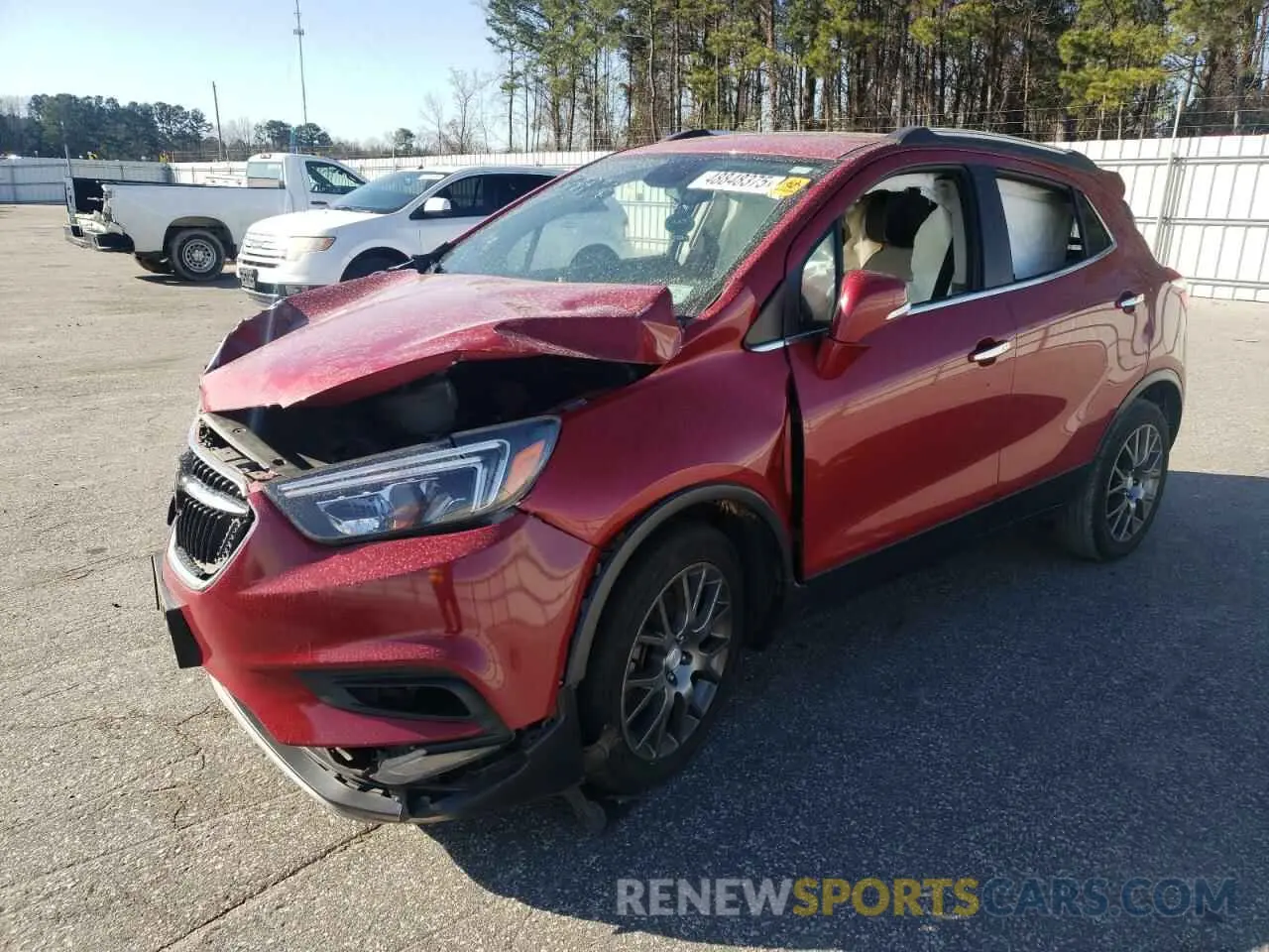 1 Photograph of a damaged car KL4CJ1SB2KB764657 BUICK ENCORE 2019