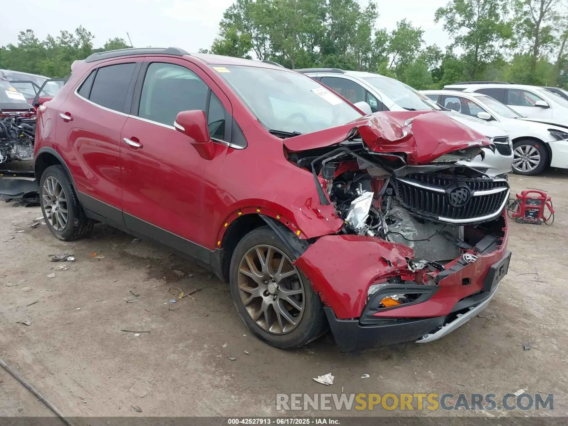 1 Photograph of a damaged car KL4CJ1SB5KB905186 BUICK ENCORE 2019