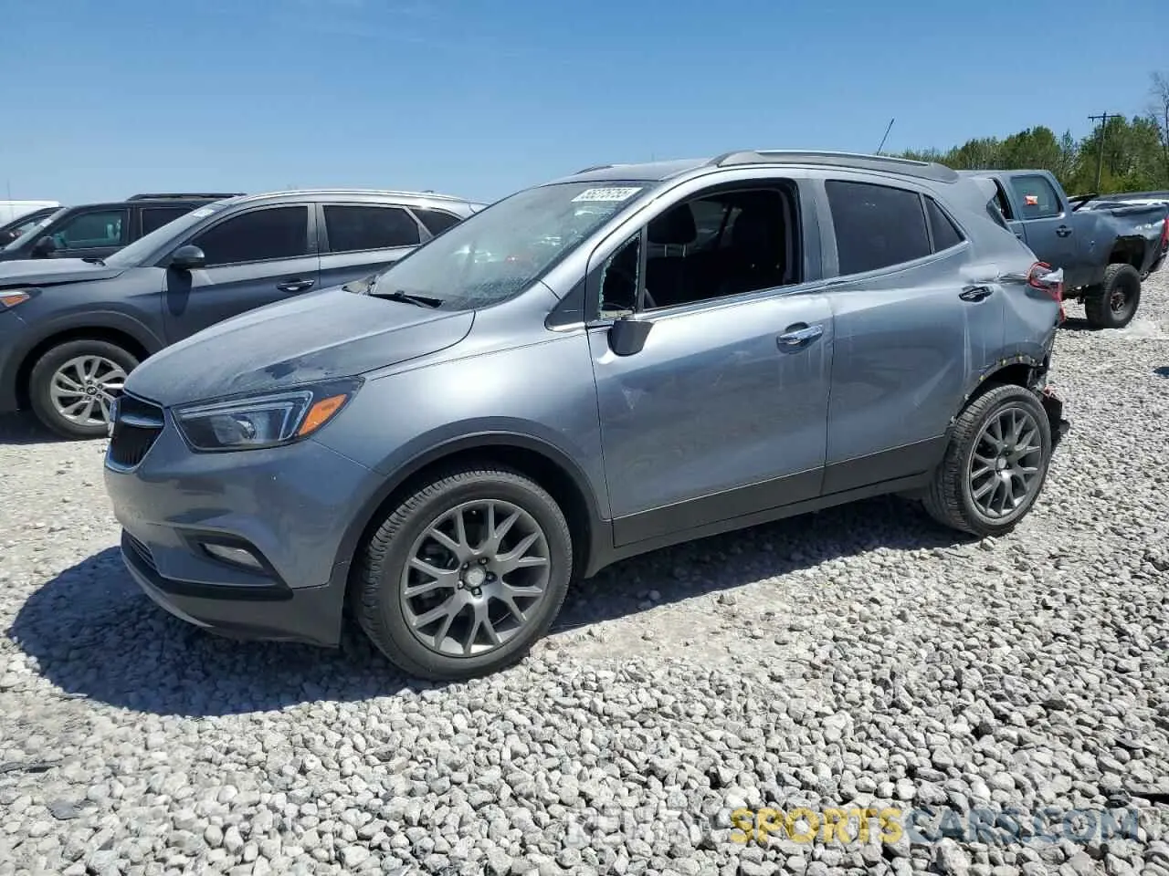1 Photograph of a damaged car KL4CJ1SB7KB797153 BUICK ENCORE 2019