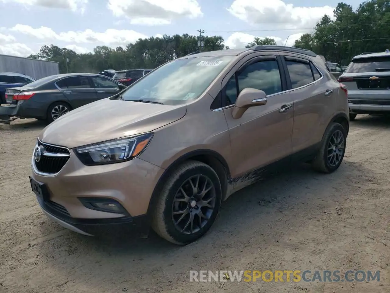 1 Photograph of a damaged car KL4CJ1SB8KB718301 BUICK ENCORE 2019