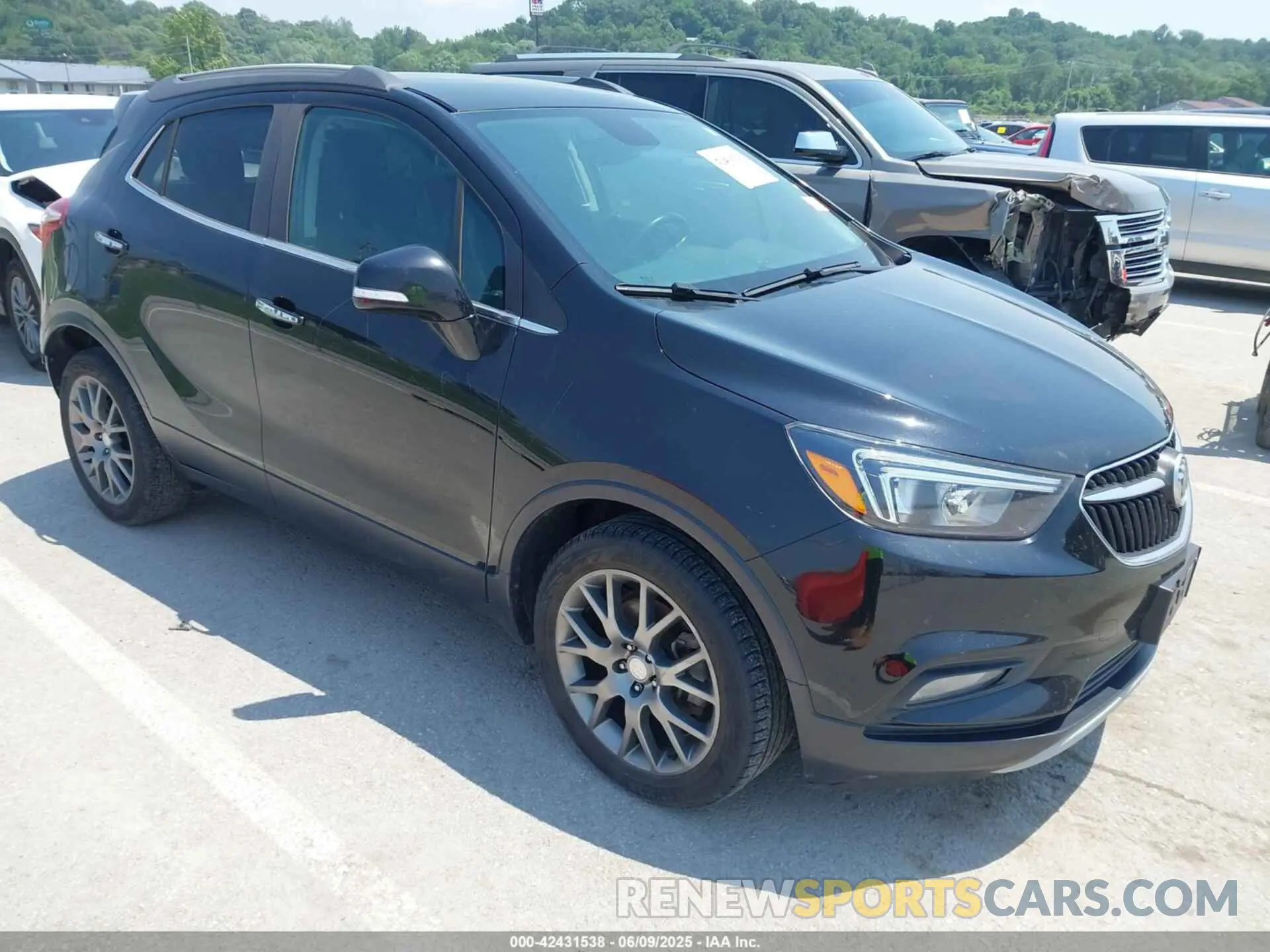 1 Photograph of a damaged car KL4CJ1SB8KB942135 BUICK ENCORE 2019