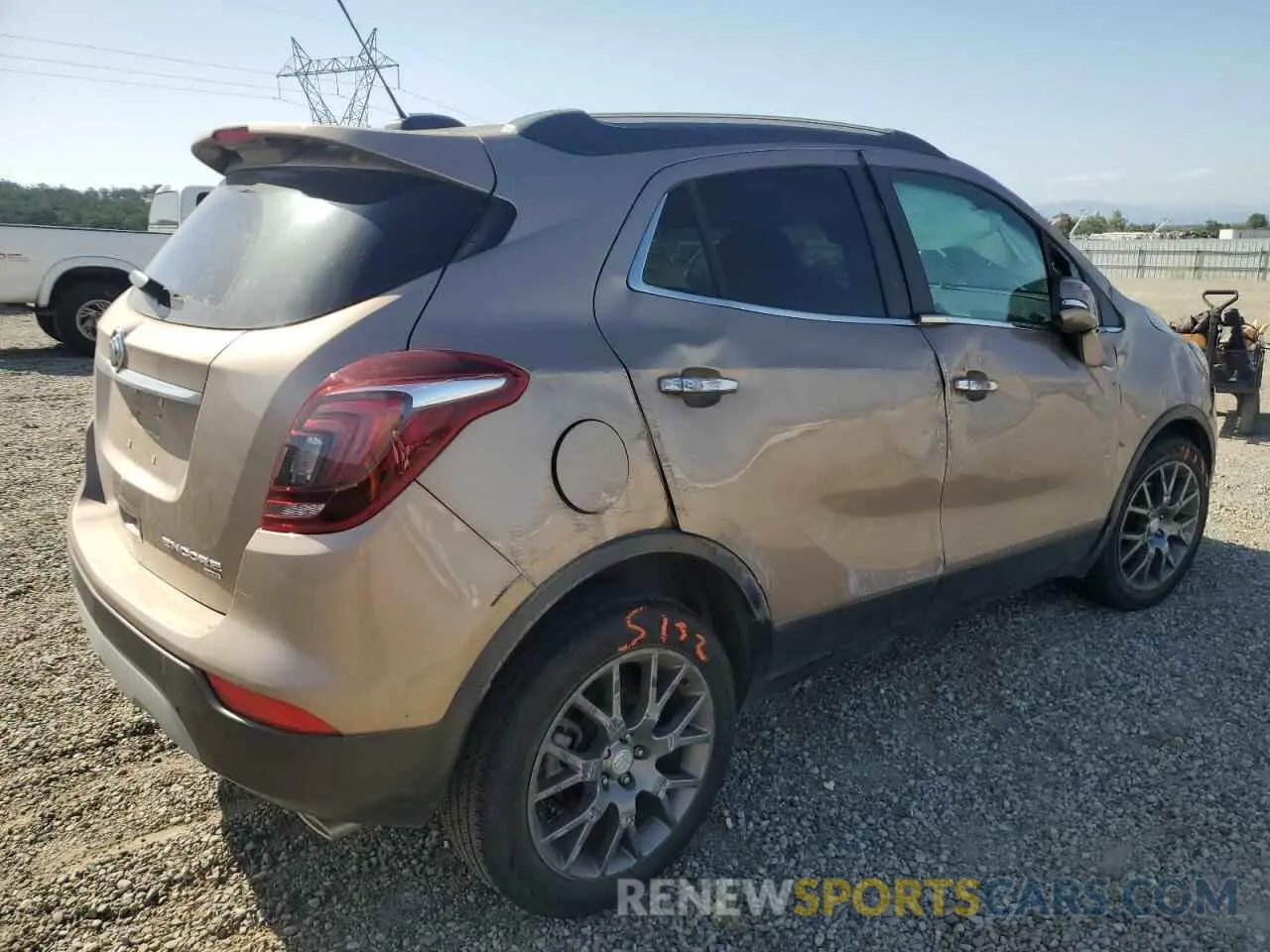3 Photograph of a damaged car KL4CJ2SB1KB828354 BUICK ENCORE 2019
